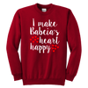 I Make Babcia's Heart Happy Kids Shirt