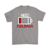 Battery Low, Need Kielbasa Mens and Womens t-shirt