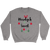 Wesołych Świąt with Ornament Design Crewneck Sweatshirt. Light Colors