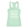 Official Pierogi Taster tank tops, infant/toddler shirts, t shirts and hoodies