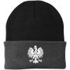 Embroidered Knit Cap with Eagle Multiple Colors