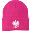 Embroidered Knit Cap with Eagle Multiple Colors