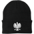 Embroidered Knit Cap with Eagle Multiple Colors