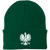 Embroidered Knit Cap with Eagle Multiple Colors