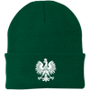 Embroidered Knit Cap with Eagle Multiple Colors