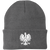 Embroidered Knit Cap with Eagle Multiple Colors