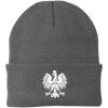 Embroidered Knit Cap with Eagle Multiple Colors