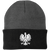 Embroidered Knit Cap with Eagle Multiple Colors