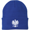 Embroidered Knit Cap with Eagle Multiple Colors