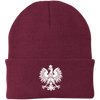 Embroidered Knit Cap with Eagle Multiple Colors