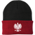 Embroidered Knit Cap with Eagle Multiple Colors