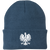 Embroidered Knit Cap with Eagle Multiple Colors