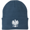 Embroidered Knit Cap with Eagle Multiple Colors