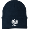 Embroidered Knit Cap with Eagle Multiple Colors