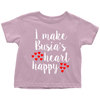 I Make Busia's Heart Happy Toddler Shirt - My Polish Heritage