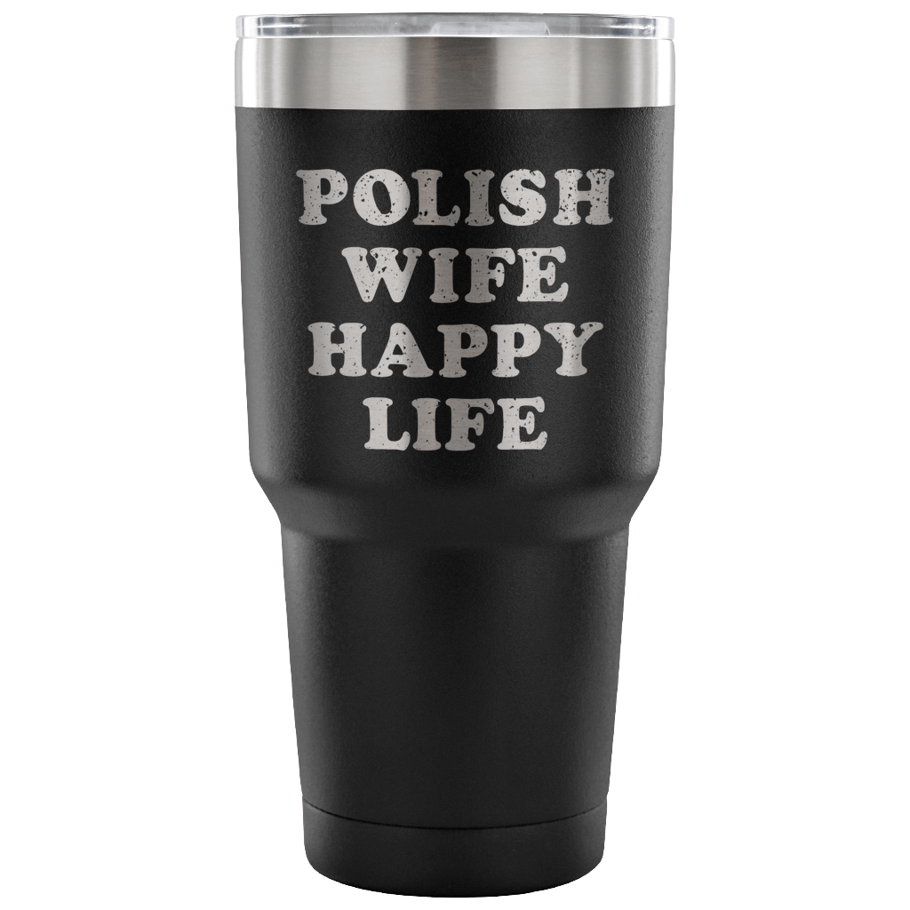 Polish Wife Happy Life Tumbler