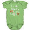 I Make Busia's Heart Happy Baby Bodysuit