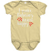 I make Babcia's Heart Happy Baby Bodysuit