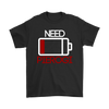 Battery Low, Need Pierogi Mens and Womens t-shirt