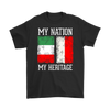 Italian Polish - My Nation My Heritage Shirt - My Polish Heritage