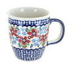 Polish Pottery 8oz Coffee Mug- Poppies