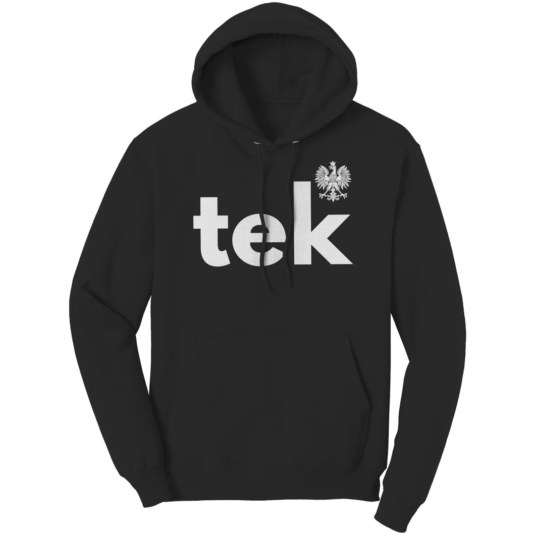 Last name hoodie with eagle -tek