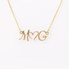 Personalized Initial Heart Necklace