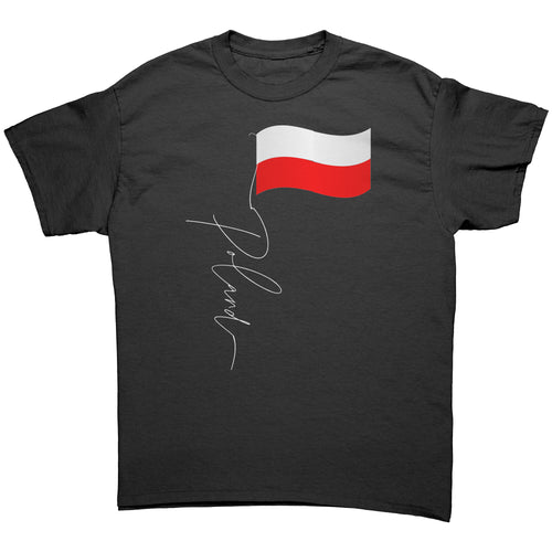 Polish Flagpole Design T-Shirts