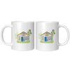 Polish Painted Village White 11oz Mug