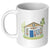 Polish Painted Village White 11oz Mug