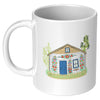 Polish Painted Village White 11oz Mug