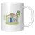 Polish Painted Village White 11oz Mug