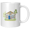Polish Painted Village White 11oz Mug