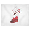 Polish Woman Warrior Fleece Blanket