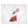 Polish Woman Warrior Fleece Blanket
