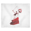 Polish Woman Warrior Fleece Blanket