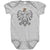 Polish eagle baby bodysuit