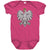 Polish eagle baby bodysuit