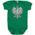 Polish eagle baby bodysuit