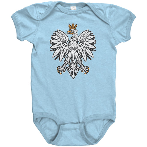 Polish eagle baby bodysuit