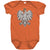 Polish eagle baby bodysuit