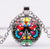 *READY TO SHIP* Polish Folk Design Glass Cabochon Pendant Necklace #2