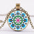 *READY TO SHIP* Polish Folk Design Glass Cabochon Pendant Necklace #5 Multiple Options