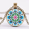 *READY TO SHIP* Polish Folk Design Glass Cabochon Pendant Necklace #5 Multiple Options