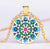 *READY TO SHIP* Polish Folk Design Glass Cabochon Pendant Necklace #5 Multiple Options