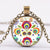 *READY TO SHIP* Polish Folk Design Glass Cabochon Pendant Necklace #9
