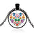 *READY TO SHIP* Polish Folk Design Glass Cabochon Pendant Necklace #10