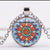*READY TO SHIP* Polish Folk Design Glass Cabochon Pendant Necklace #11
