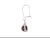 Sterling Silver Honey Amber Ladybug Earrings