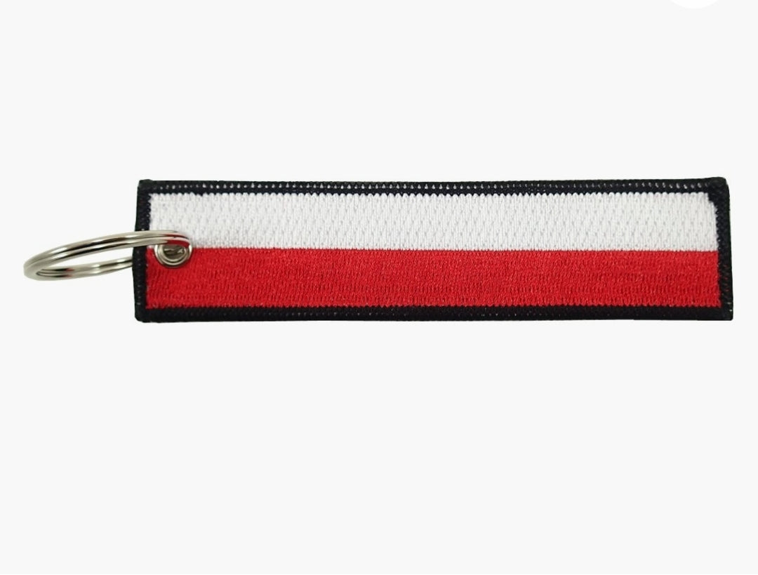 Embroidered Poland Flag Keychain – My Polish Heritage